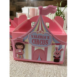 10 Personalized 3D Party Treat Boxes