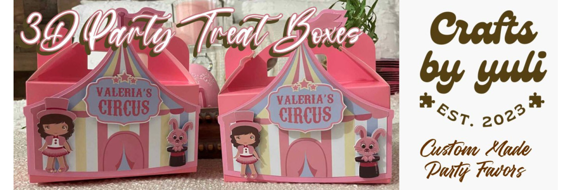 3D Party Treat Boxes